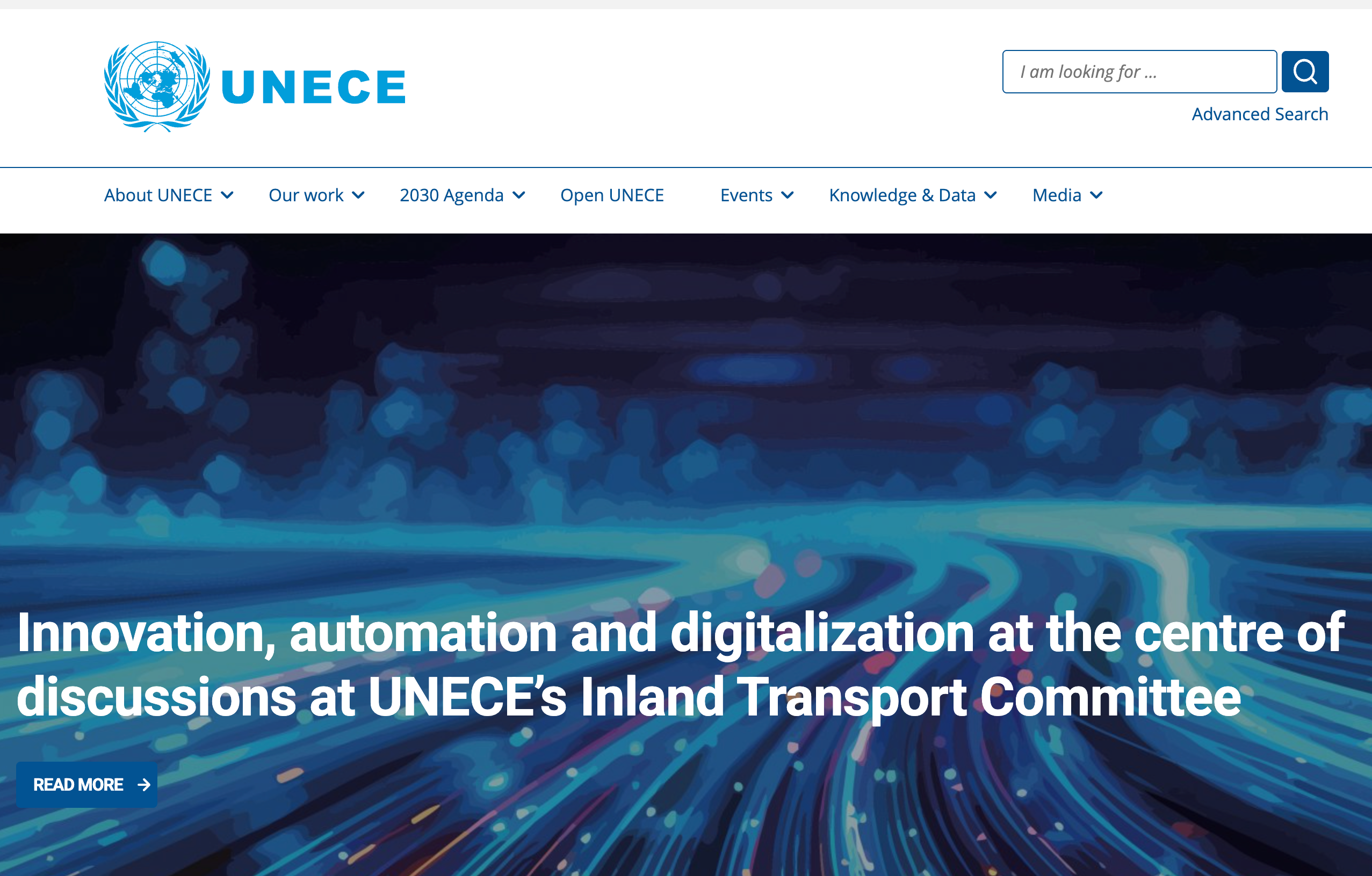 UNECE 机构视觉图